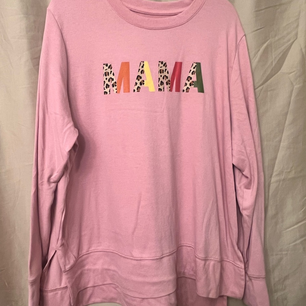 Pink 'MAMA' Sweatshirt